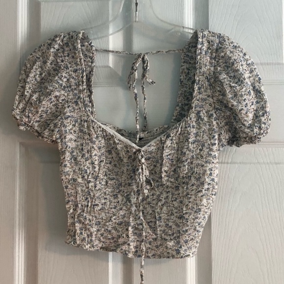 American Eagle Outfitters Boho Peasant Top - Picture 1 of 4